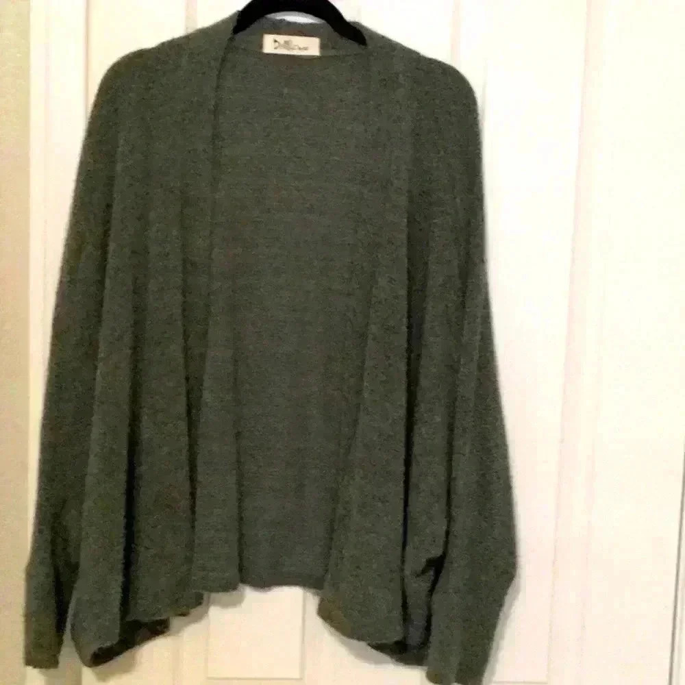 Woman’s chunky knit sweater
